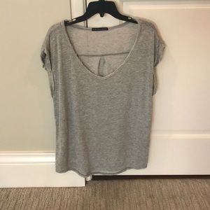 Harlowe and Graham grey tee